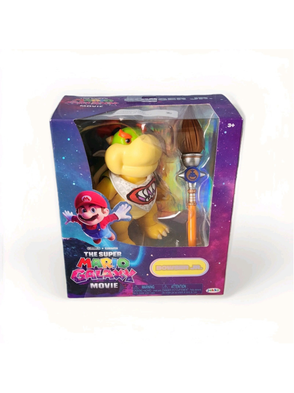 NEW 2026 Jakks Pacific Super Mario Galaxy Movie Bowser Jr. 5” Figure Paintbrush